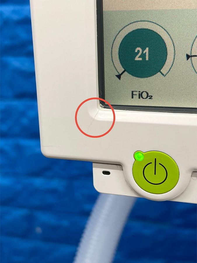 Used Dräger Evita V500 Ventilator SW: S02.51.01 Hours: 33367 YOM: 2013 SN: ASEE-0086