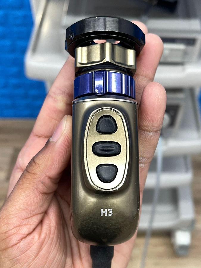 Used Karl Storz Laparoscopy Tower Karl Storz 24Inch LCD Monitor  Karl Storz Endoflator  Karl Storz Xenon 300 Karl Storz Image 1 Hub Karl Storz H3 Camera Head