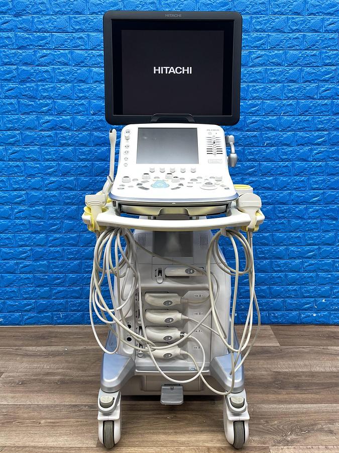 Used Hitachi Aloka Arietta V70 Ultrasound  YOM: 2016 With 5x Probes