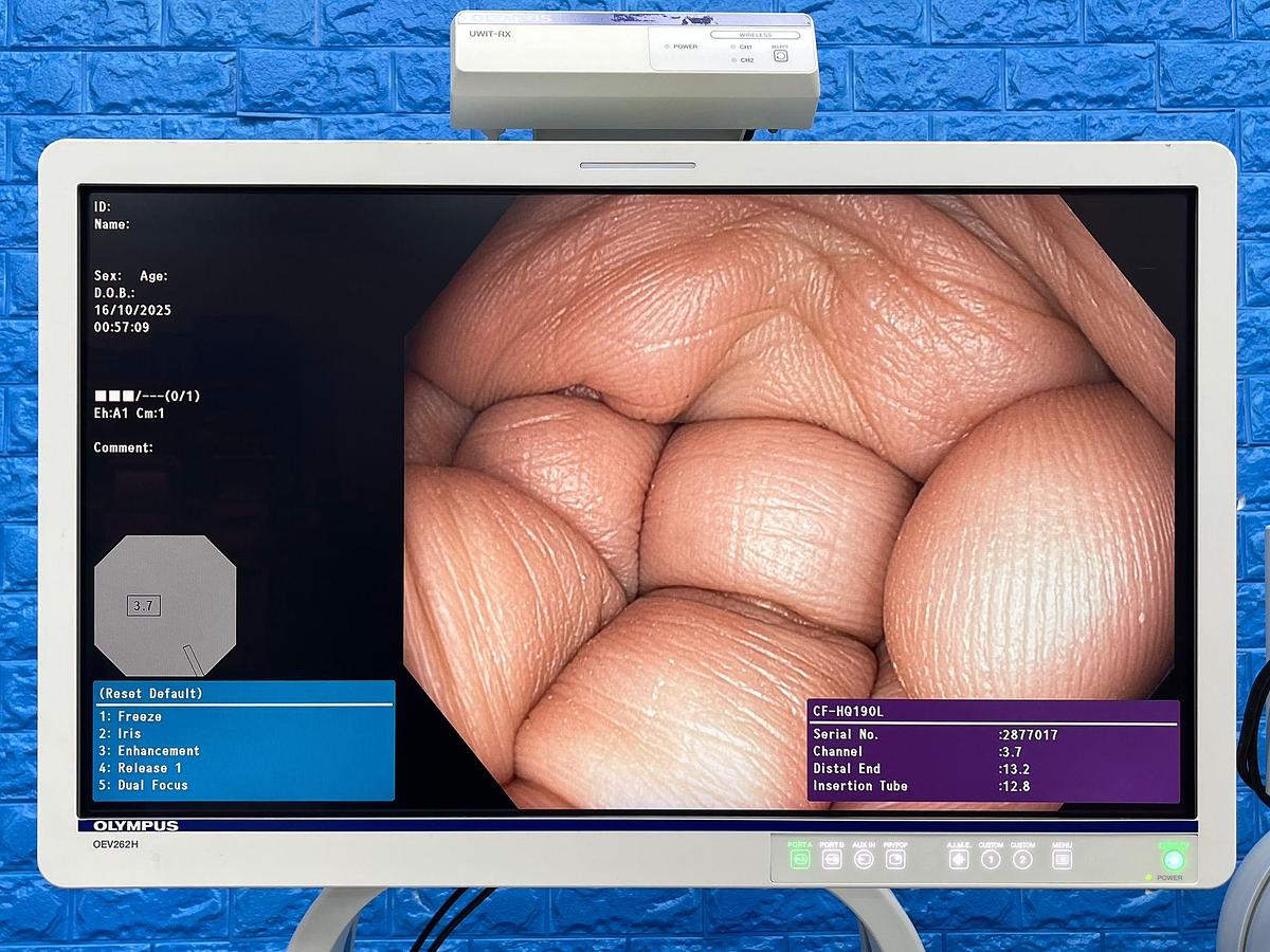 Used Olympus CV-190 with CLV-190 Endoscopy Tower 