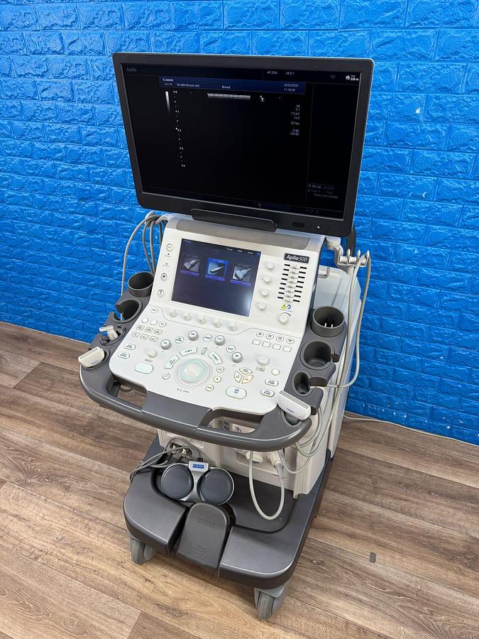 Used Toshiba Aplio 500 Ultrasound with 3x probes YOM: 2019