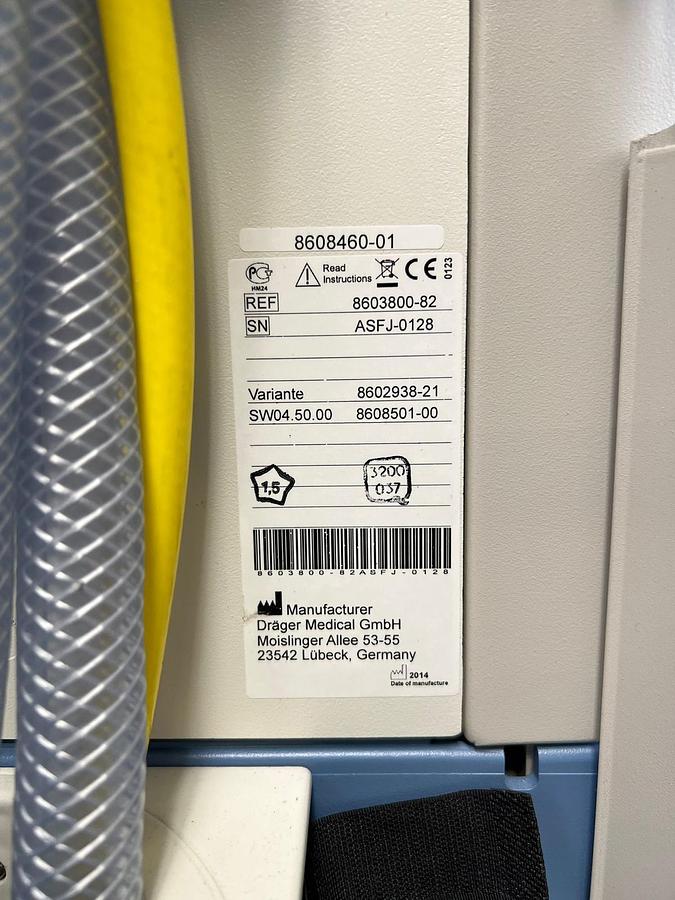 Used Drager Primus YOM: 2014