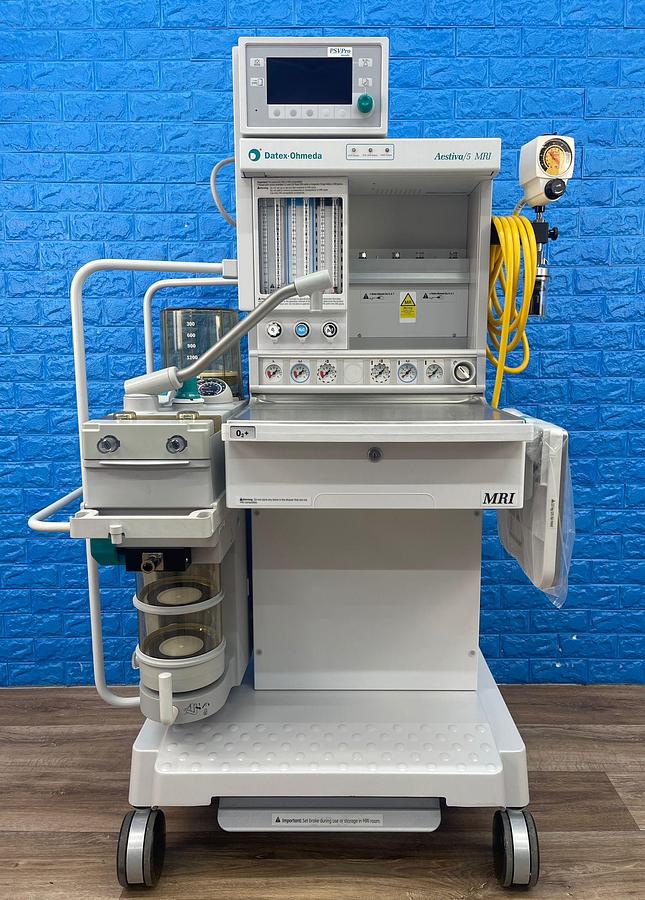 Used GE Datex Ohmeda Aestiva/5 MRI YOM: 2013 SN: AMTT02084