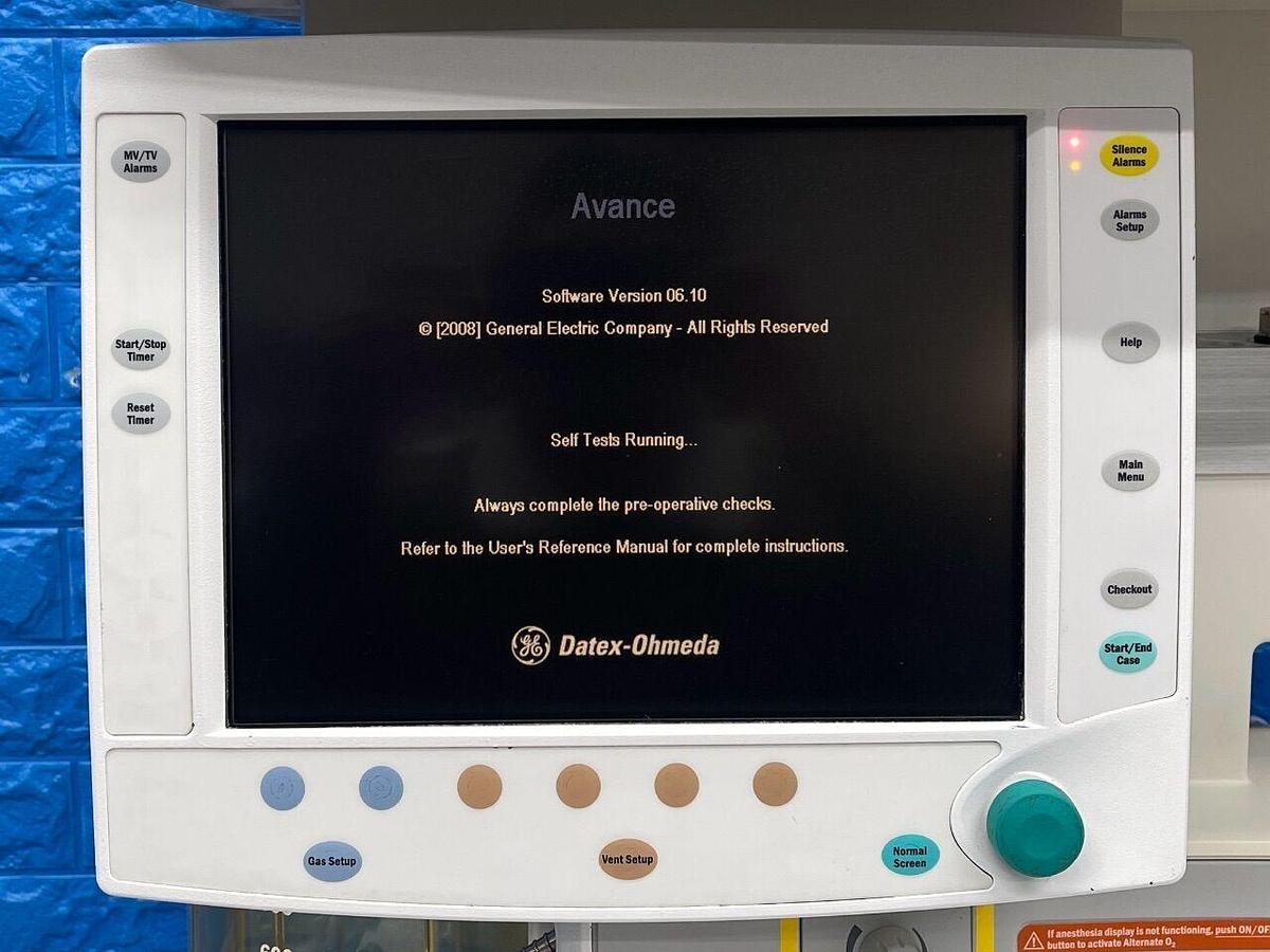 Used GE DATEX-OHMEDA S/5 Anesthesia YOM