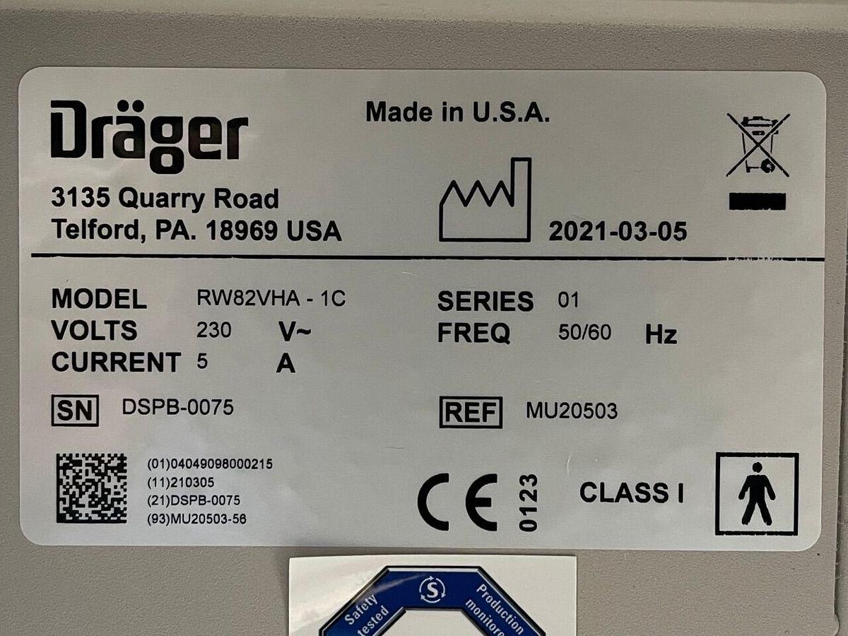 Used DRAEGER Dräger Resuscitaire YOM