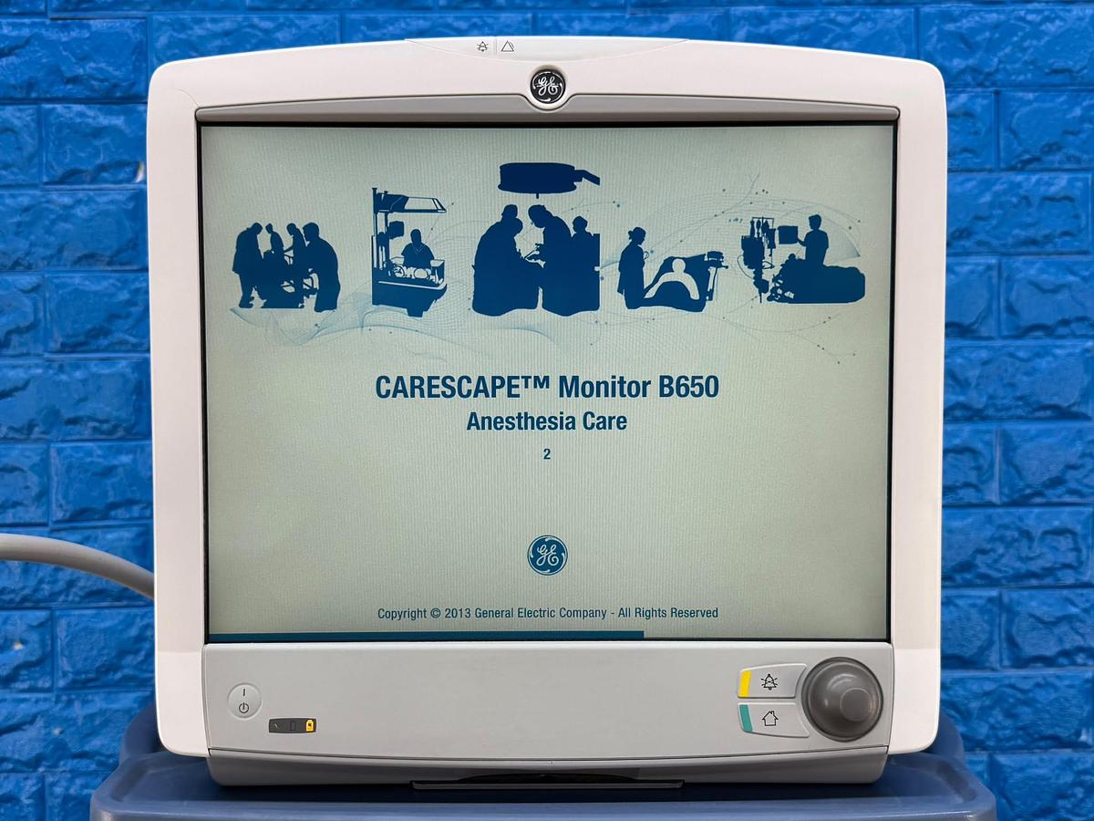 Used Dräger Fabius Tiro YOM: 2011 SN: ASCC-0212 Include GE B650 Patient Monitor YOM: 2013 SN: SEW13244968HA With SPO2 & ECG Cables