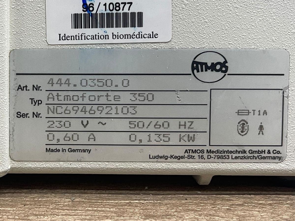 Used Atmos Atmoforte 350 Pump.