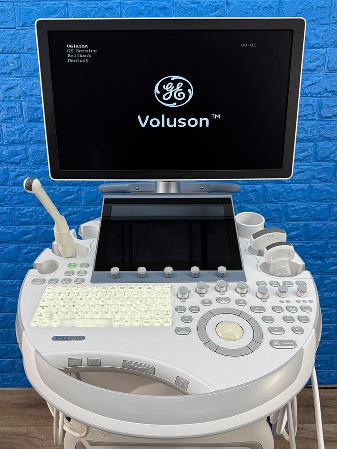 Used GE Voluson E8 Ultrasound YOM: 2019  Probes  - C1-6-D YOM: 2019 - C2-9-D YOM: 2014 - IC5-9-D 