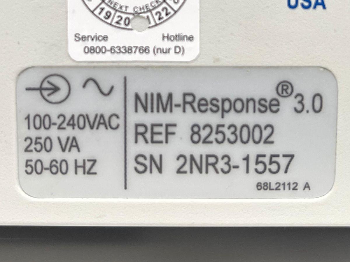 Used Medtronic NIM-Response 3.0 Includ Medtronic NIM-Response 3.0 REF: 8253200