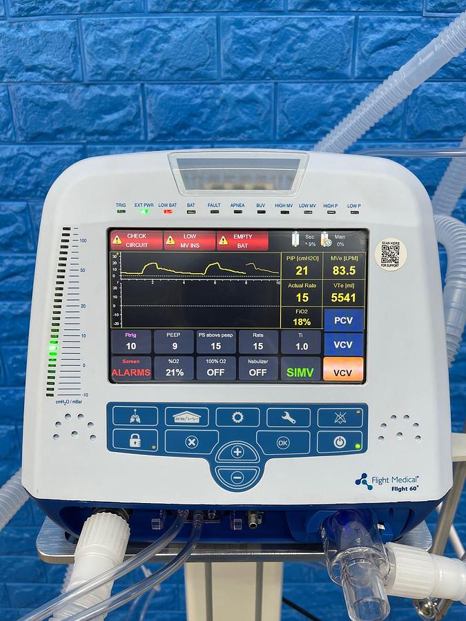 Used FLIGHT MEDICAL Flight 60 Ventilator