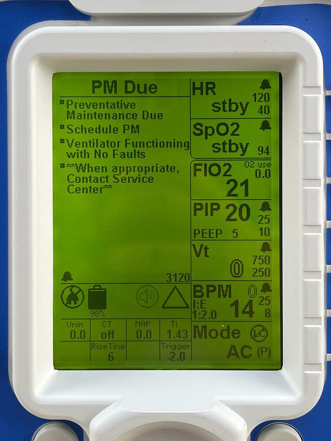 Used ZOLL 731 ventilator, YOM: 2019 Ventilator