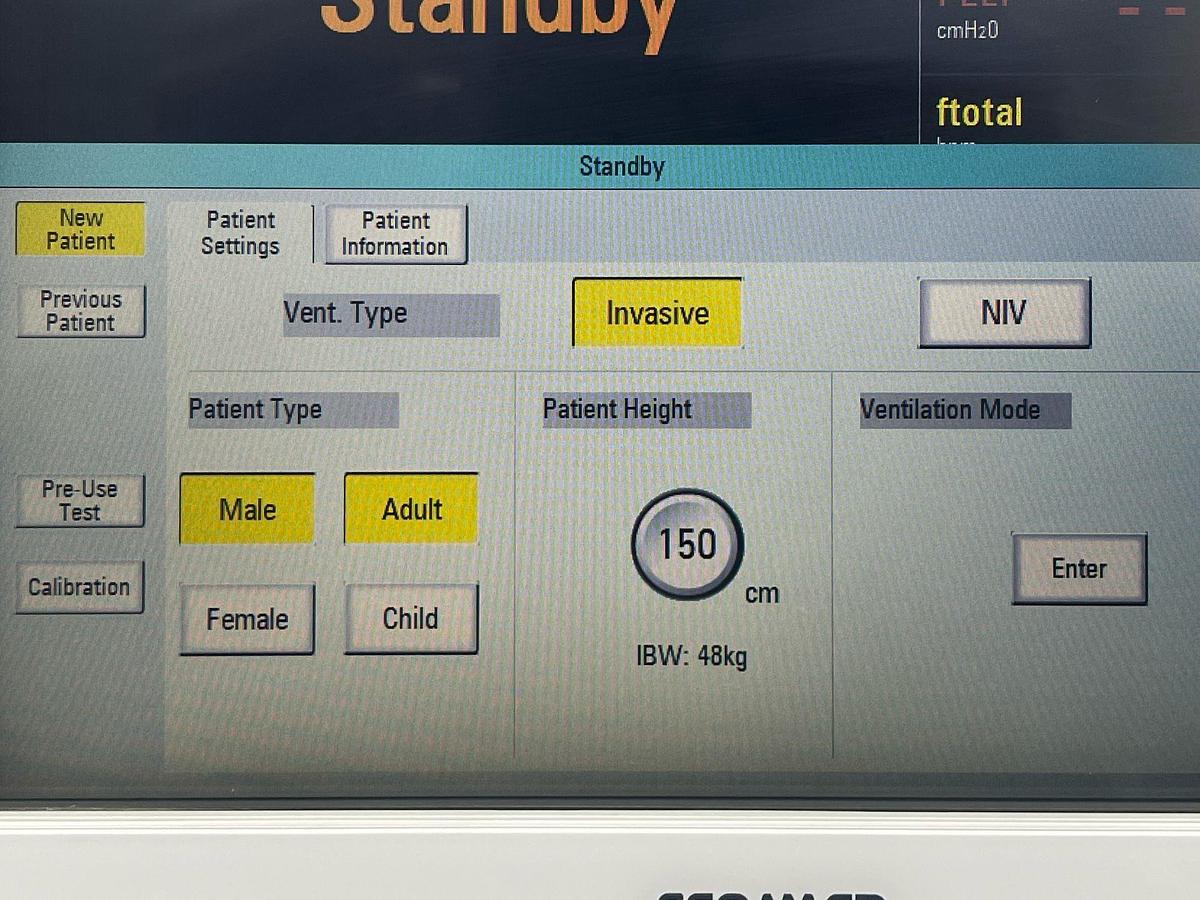 Used Aeonmed Ventilator VG 70, YOM: 2020, Include: Fisher and Paykel