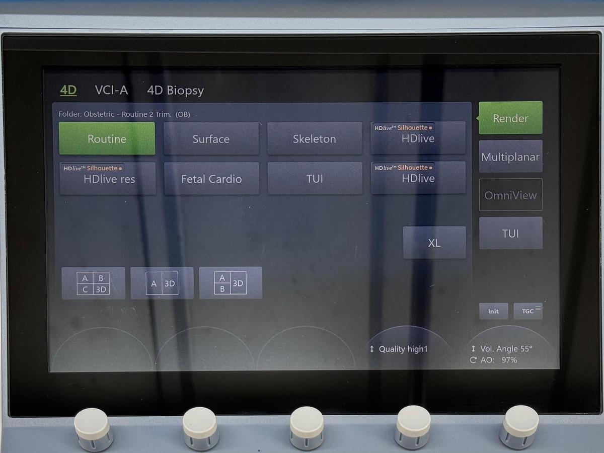 Used GE Voluson E8 Ultrasound YOM: 2019  Probes  - C1-6-D YOM: 2019 - C2-9-D YOM: 2014 - IC5-9-D 