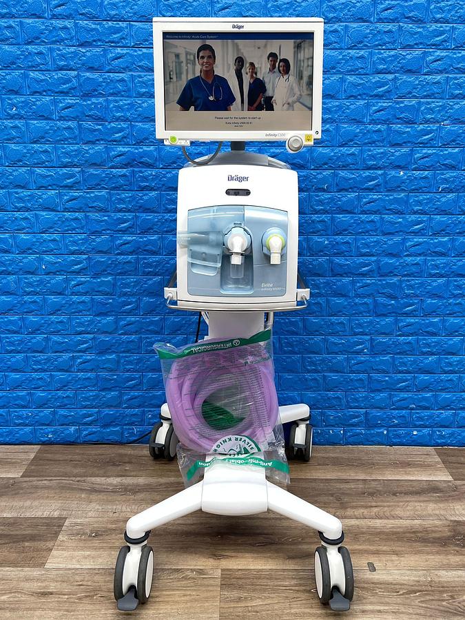 Used Dräger Evita V500 Ventilator SW: S02.51.01 Hours: 35374 YOM: 2013