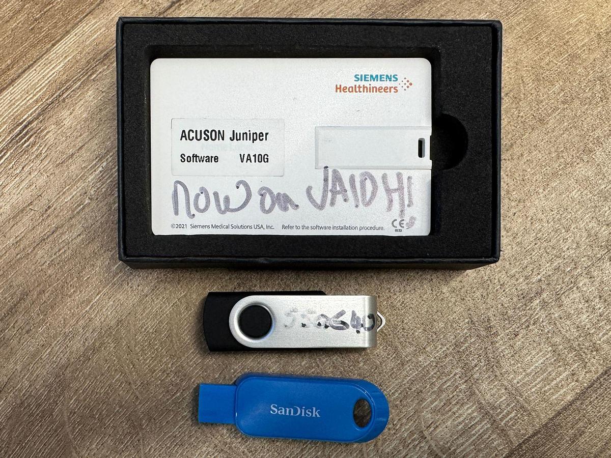 Used Siemens Healthineers Acuson Juniper Ultrasound YOM: 2018 Probe 10V4 YOM: 2018 16L4 YOM: 2019 18H5 YOM: 2018