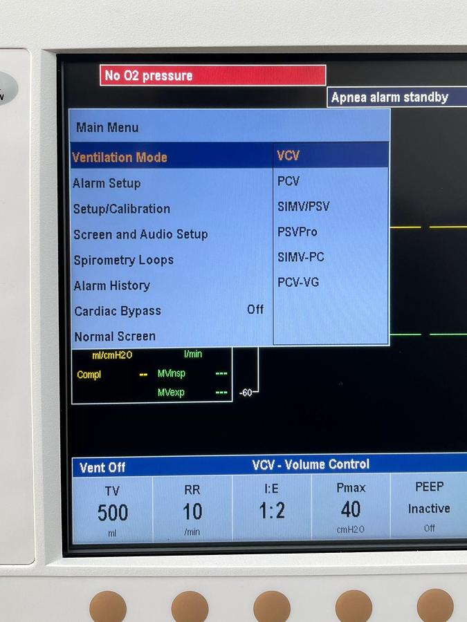 Used GE Datex-Ohmeda Aespire View YOM: 2015.