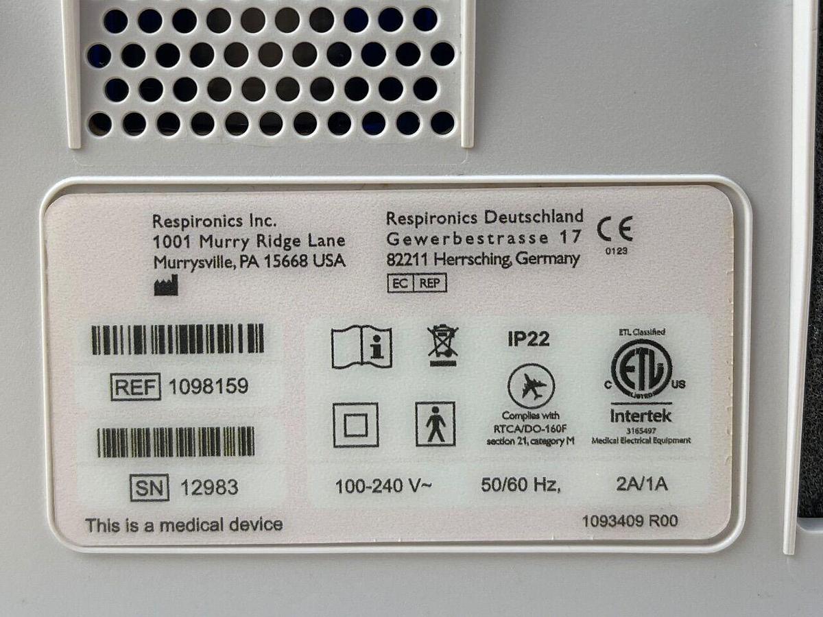 Used PHILIPS Ventilator Cough Assist E70