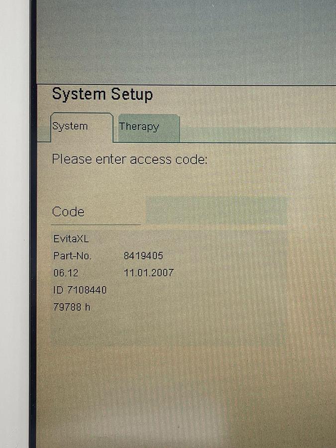 Used 9X Dräger Evita XL Ventilator