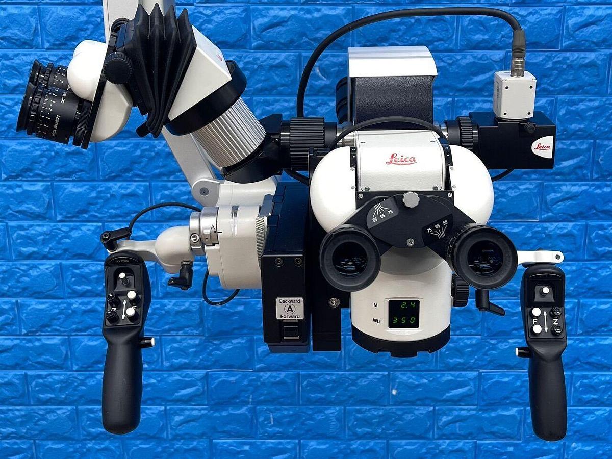Used LEICA M720 OH5 Neuro Spinal Surgical Fluorescence Microscope