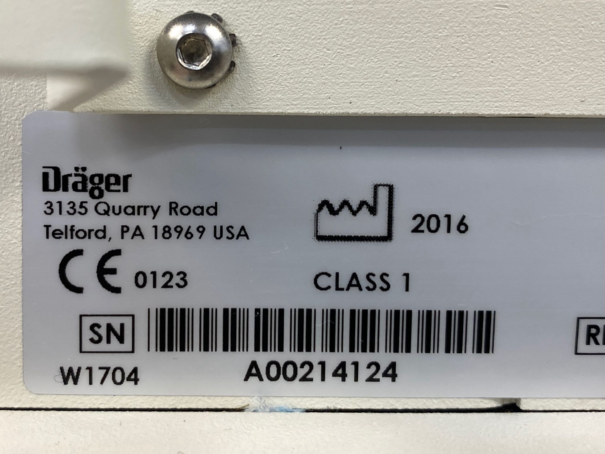 Used Drager Isolette 8000 YOM: 2017