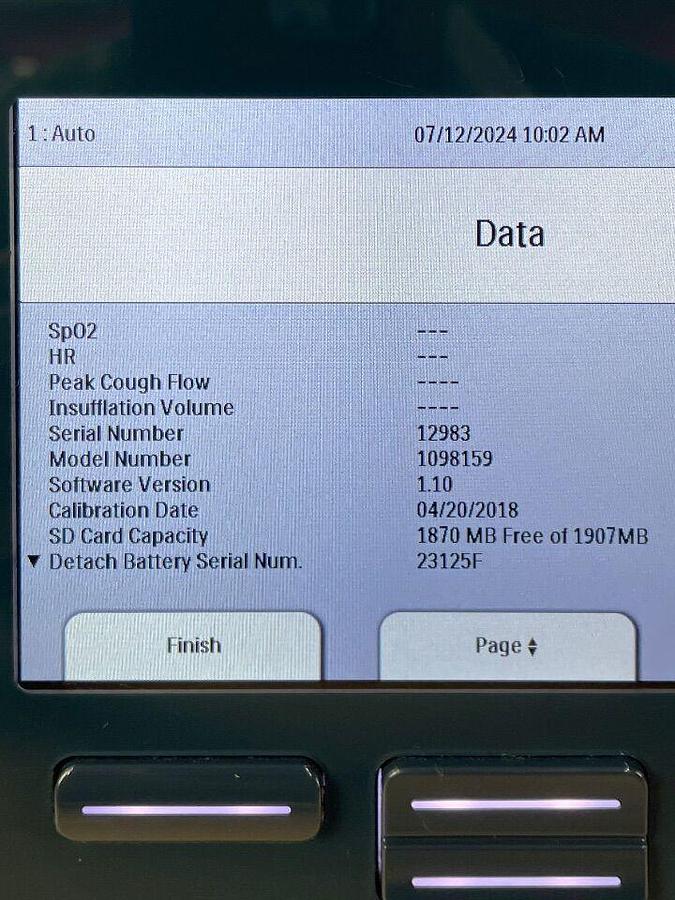 Used PHILIPS Ventilator Cough Assist E70