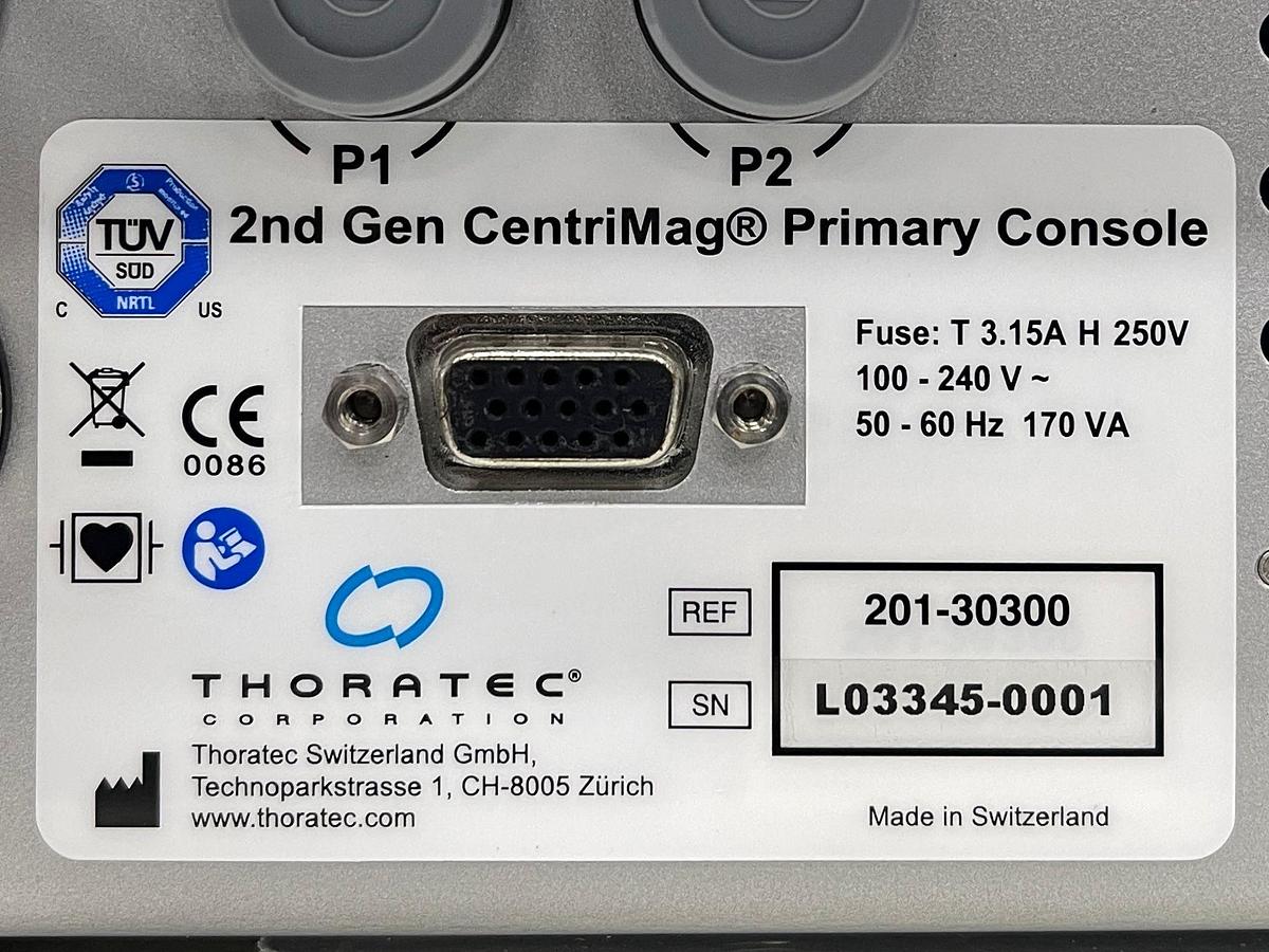 Used THORATEC Abbott 2nd Gen CentriMag Primary Console REF: 201-30300 
