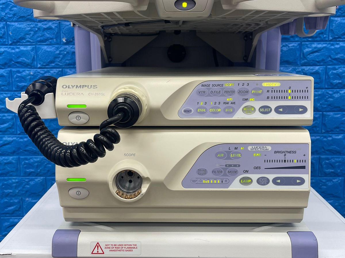 Used OLYMPUS Endoscopy Tower 260, CV-260SL Endoscope 