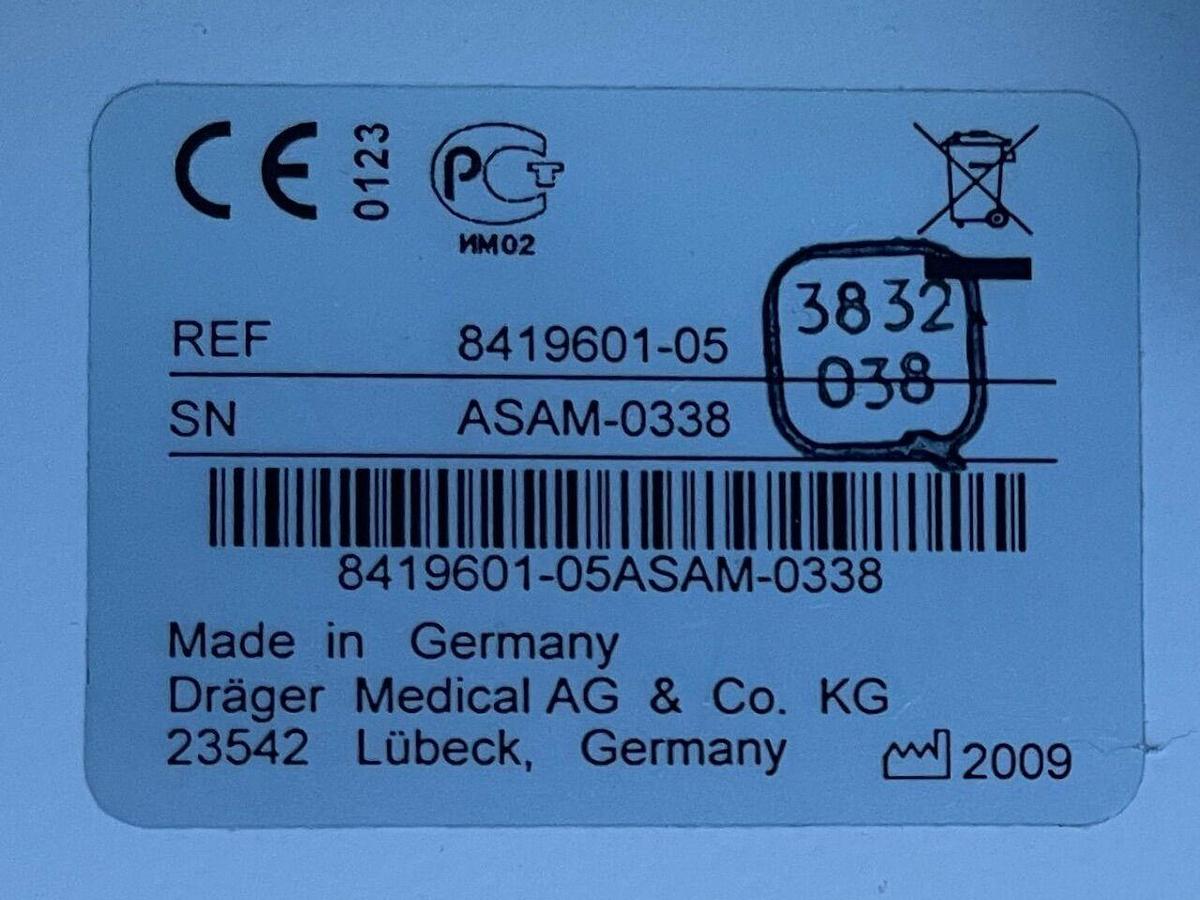Used DRAEGER 9X Dräger Evita XL Ventilator