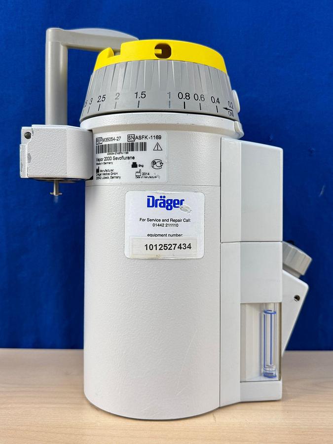 Used Dräger 2000 SevoFlurane Vaporizer YOM: 2014
