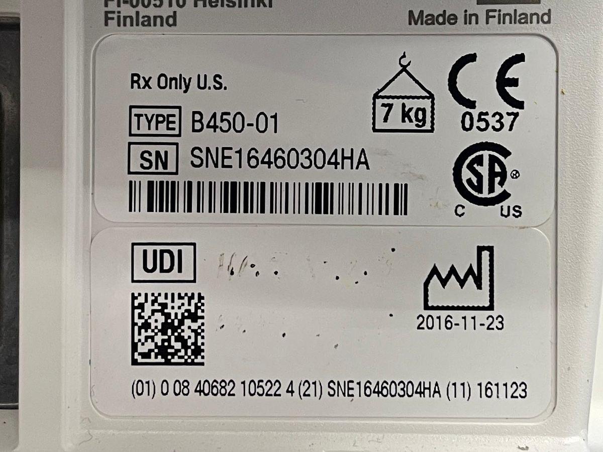 Used GE Datex Ohmeda Carestation 650, YOM: 2016