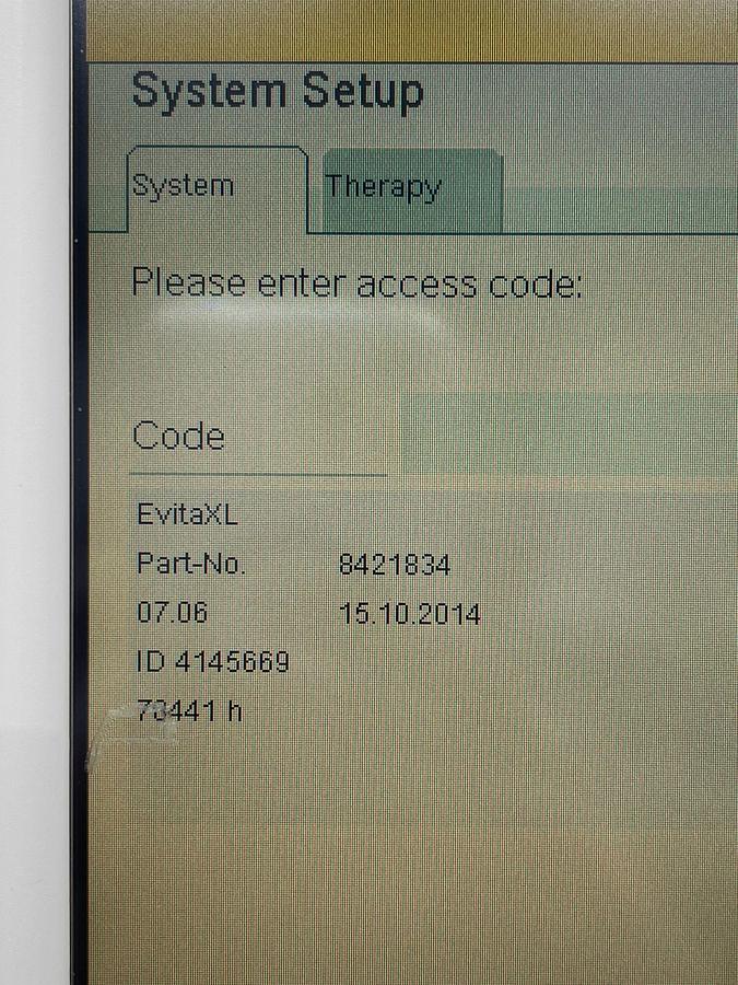 Used Drager Evita XL Ventilator YOM: 2008