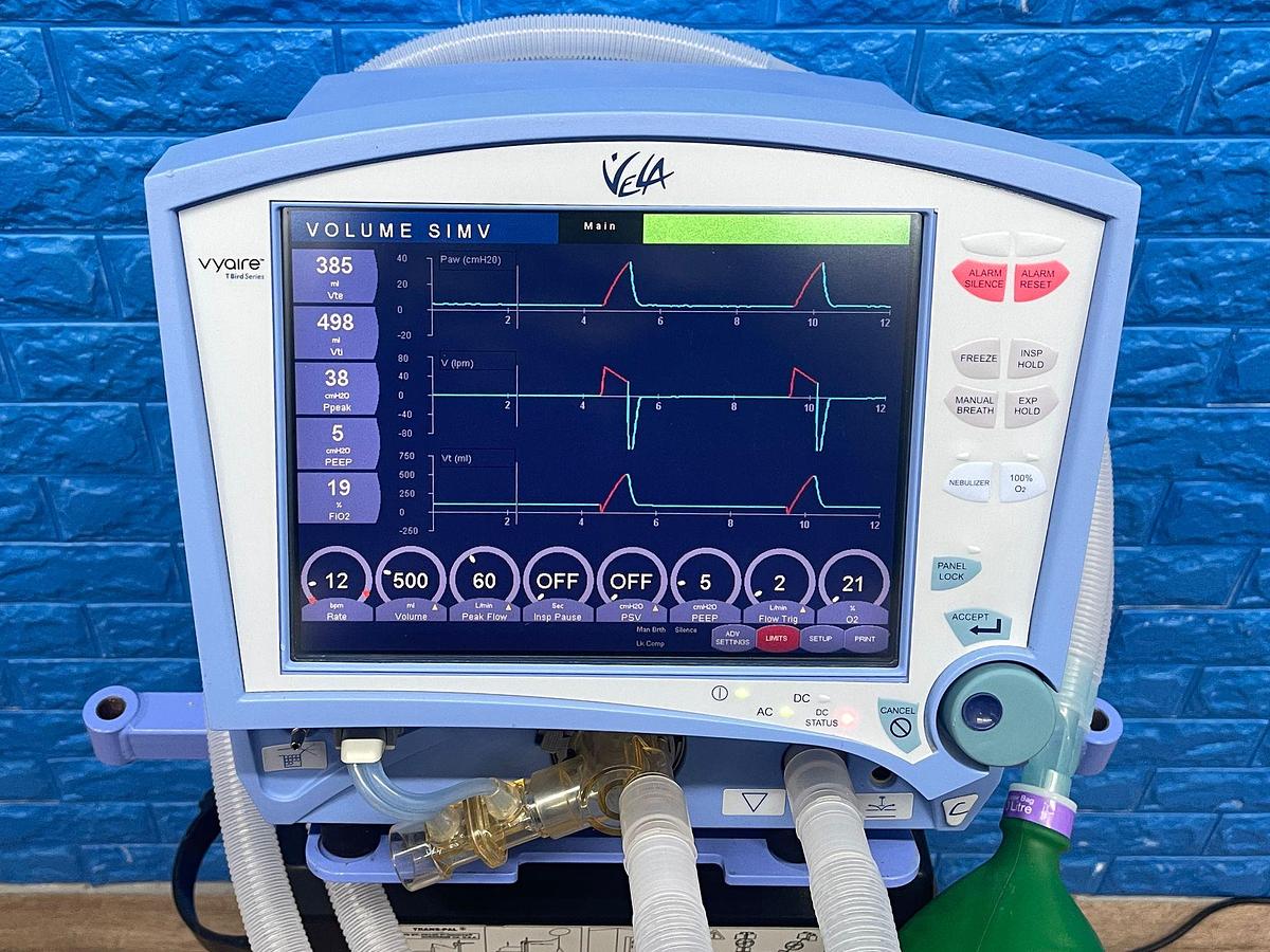 Used VELA T Bird Ventilator