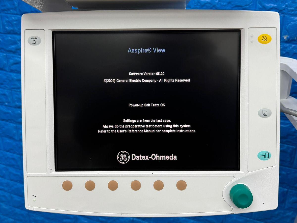 Used GE Aespire View Anesthesia  YOM: 2012 