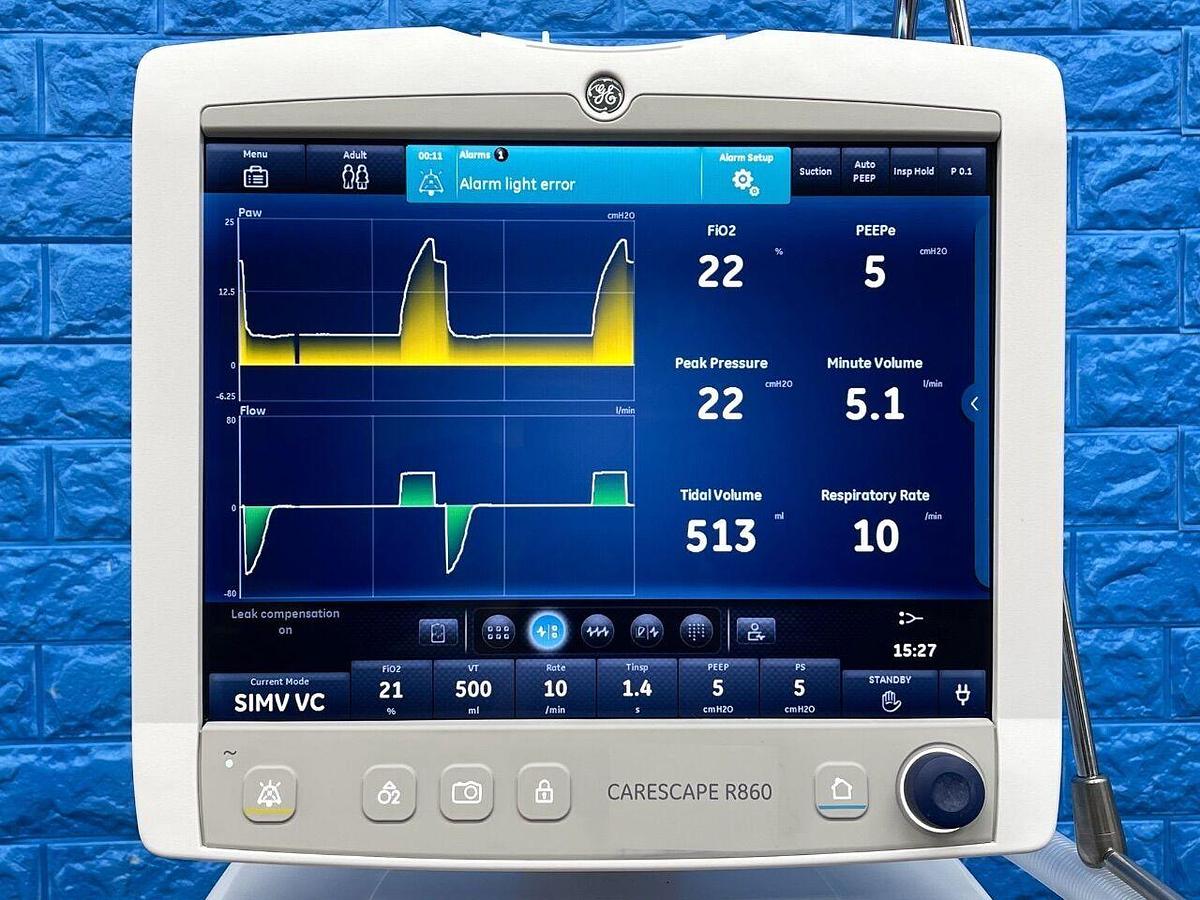 Used GE Carescape R-860 Ventilator YOM