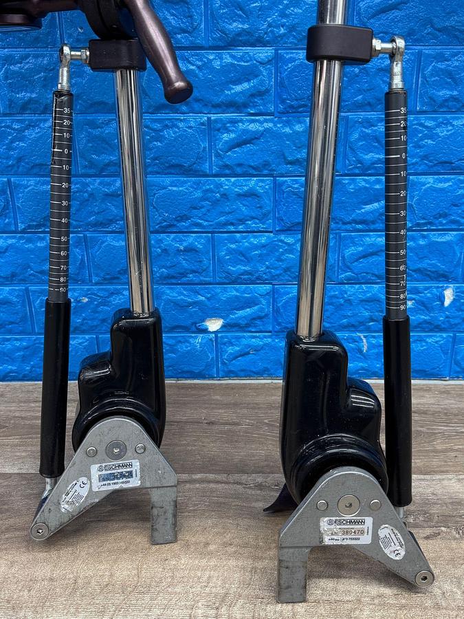 Used Eschmann Table Leg Supports SN: 380470 SN: 380471