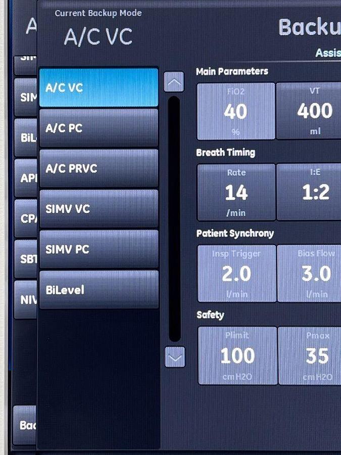 Used GE R860 Ventilator HR