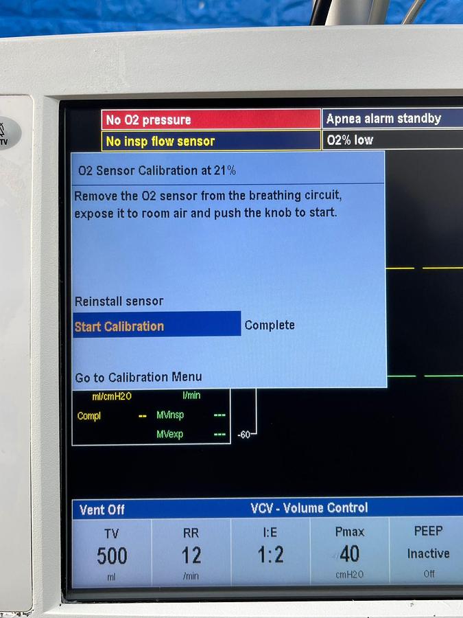Used GE Datex Ohmeda Aespire View Anesthesia Machine YOM: 2015