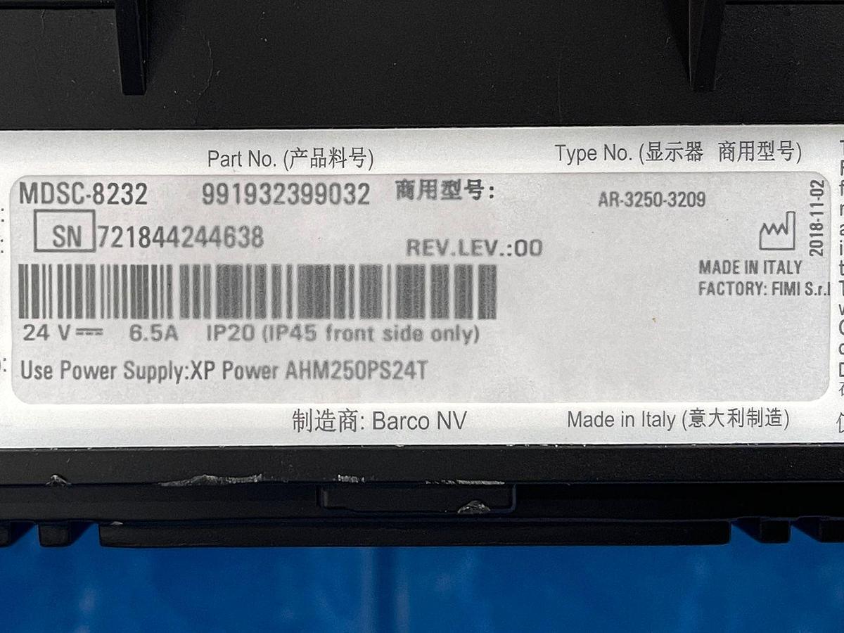 Used ARTHREX Synergy UHD4 4K Tower LED 4K Monitor 32 inch YOM: 2018