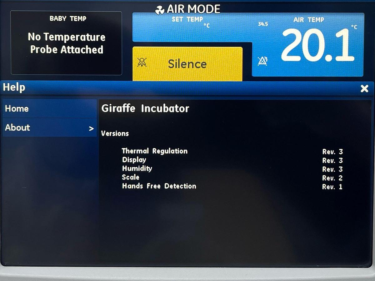 Used GE Giraffe Infant Incubator, YOM:2018, YOM:2018