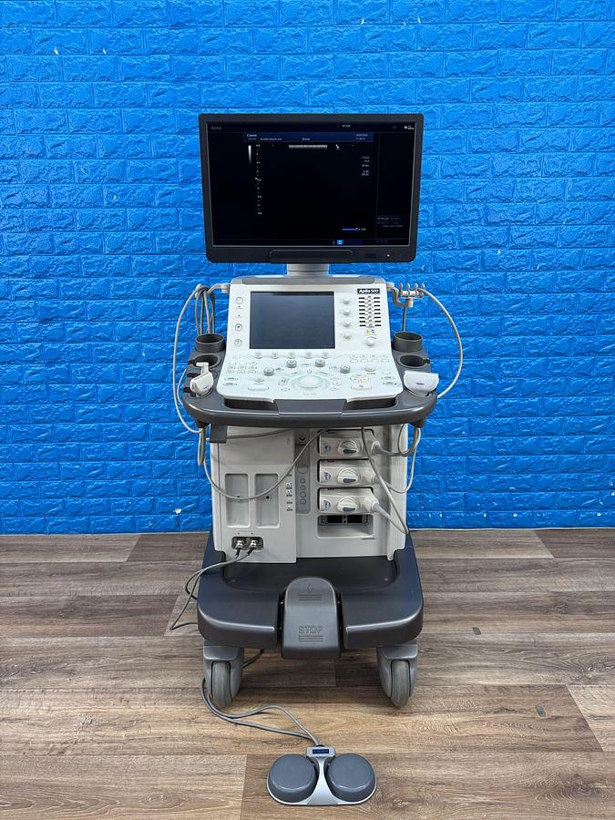 Used Toshiba Aplio 500 Ultrasound with 3x probes YOM: 2019