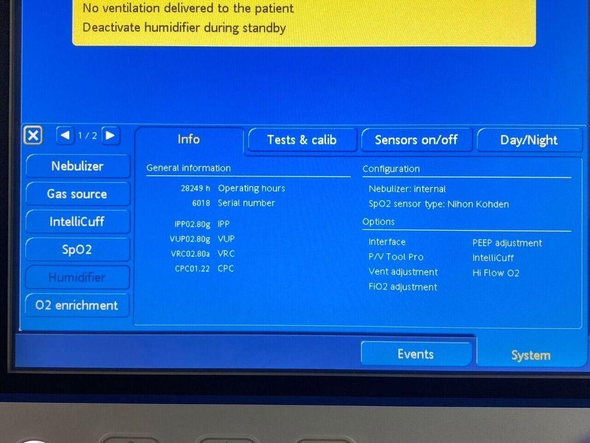 Used HAMILTON G5 Intellivent Ventilator