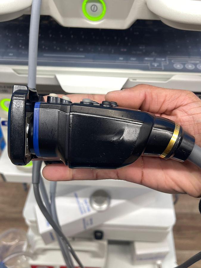 Used Olympus OTV-S190 Tower Processor OTV-S190  SN: 7354579 Light Source CLV-S190 SN: 7304202 Olympus OEV261H Monitor  YOM: 2013 SN: 7354100 Olympus UHI-4  YOM: 2021 SN: 7159219 Olympus IMH-20 SN: 7331770 Olympus Camera Head CH-S190-XZ-E SN: 7506197 Olympus MAJ-1921 Keyboard  Sony Digital Colour Printer