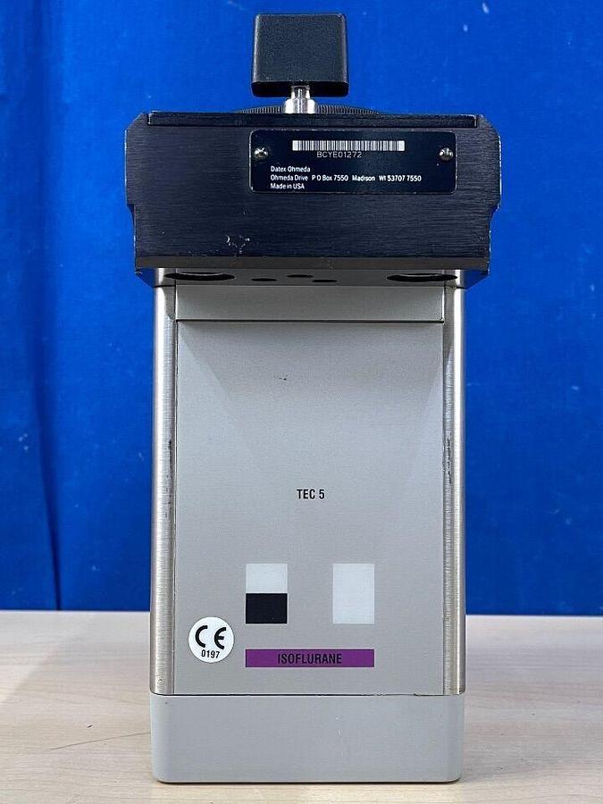 Used GE DATEX-OHMEDA Tec 5 Isoflurane