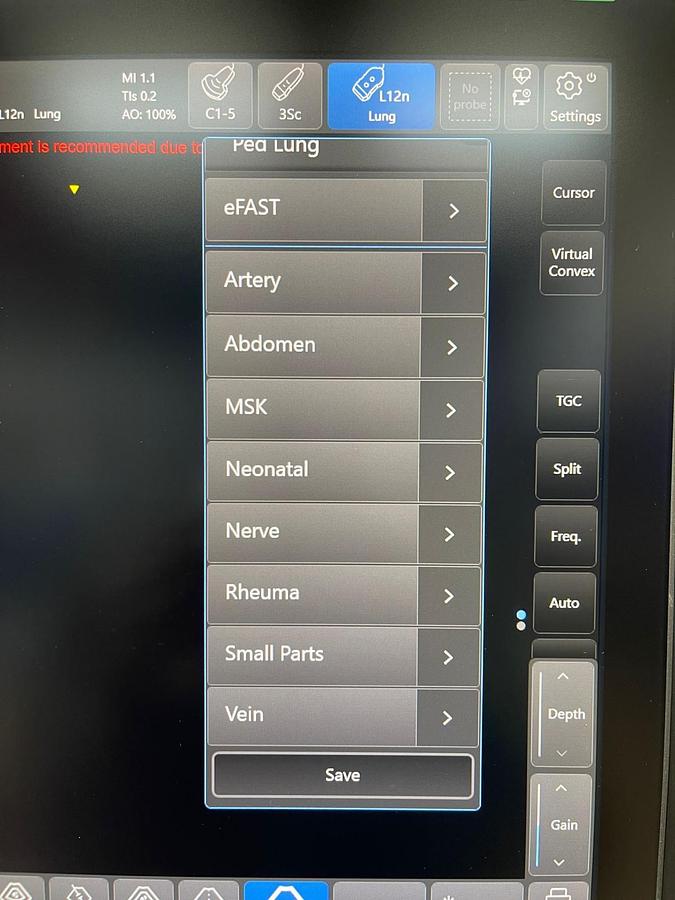 Used GE Venue R1 YOM: 2018 With 3 Probes.