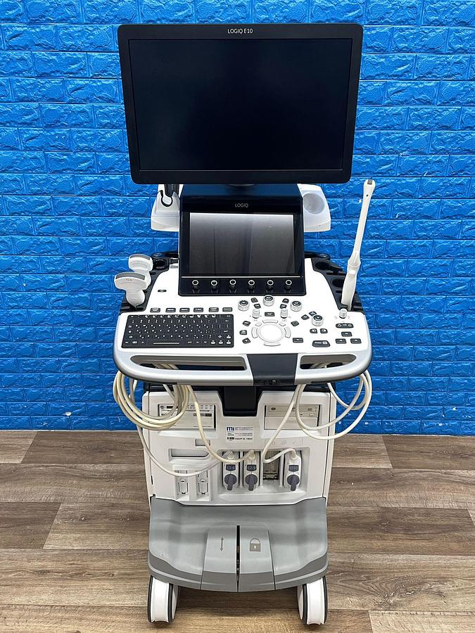 Used GE Logiq E10 Ultrasound YOM: 2019 Probes C1-6-D YOM: 2019 C2-9-D YOM: 2019 IC5-9-D YOM: 2024