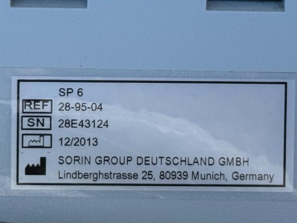Used LivaNova Sorin Stockert S5 Heart Lung machine 2x S5 RP150 Pumps 2x S5 DRP85 Dual Pumps Sorin CP5 Sorin SP6 Bubble Detector SN: 28E03054 YOM: 2013