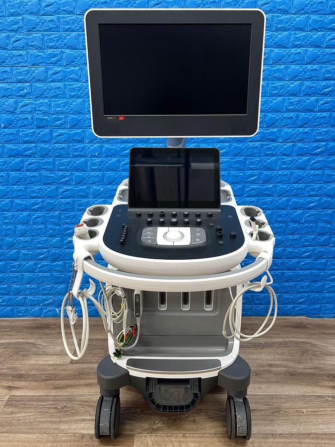Used Philips EPIQ 7C Ultrasound  SW: HW A.1 YOM: 2016 SN: US616B0913 Probe  X5-1 