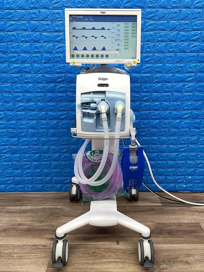 Used Dräger Evita InfinityV500 Ventilator, YOM: 2014