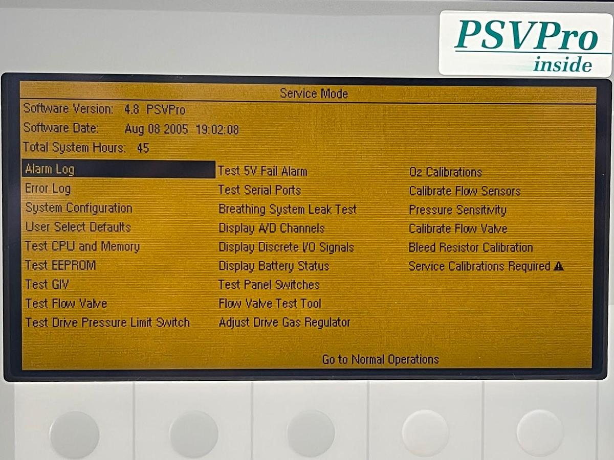 Used GE Datex Ohmeda Aestiva/5 MRI YOM: 2013 SN: AMTT02084