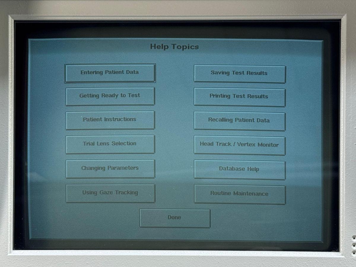 Used Zeiss Field Analyzer Model: 720